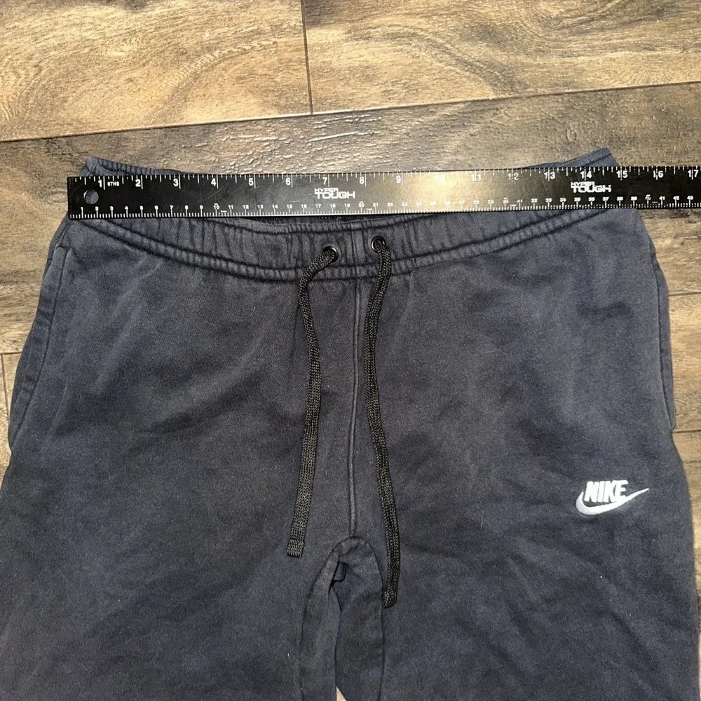 Nike Sweatpants Fleece Relaxed Regular Fit Men's Size M Black Athletic Wear